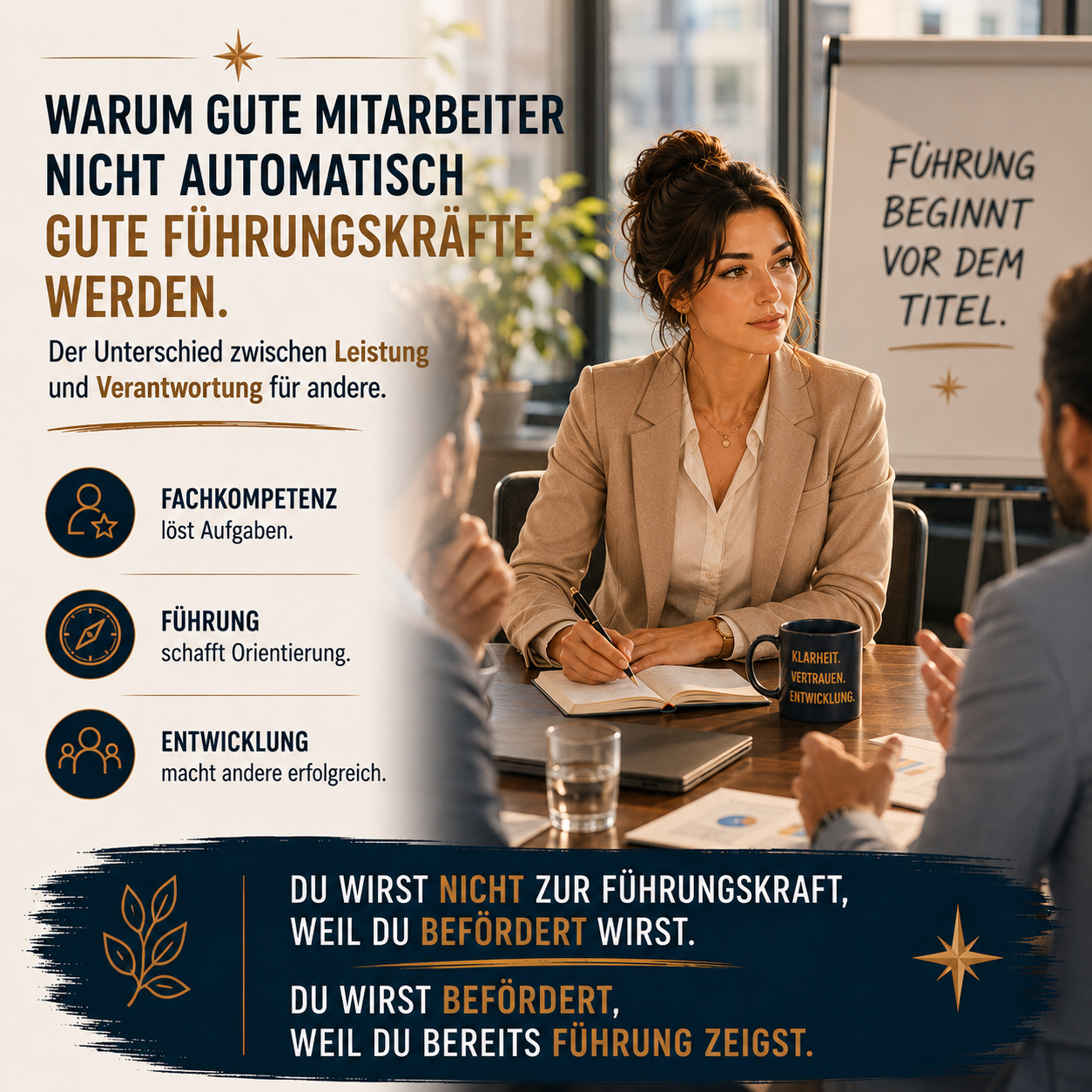 Warum gute Mitarbeiter nicht automatisch gute Führungskräfte werden
